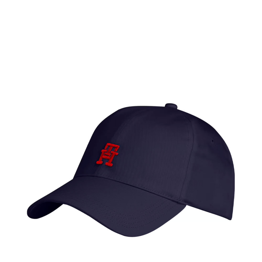 cappellino-da-baseball-con-monogramma-th-a-contrasto cappellino-da-baseball-con-monogramma-th-a-contrasto