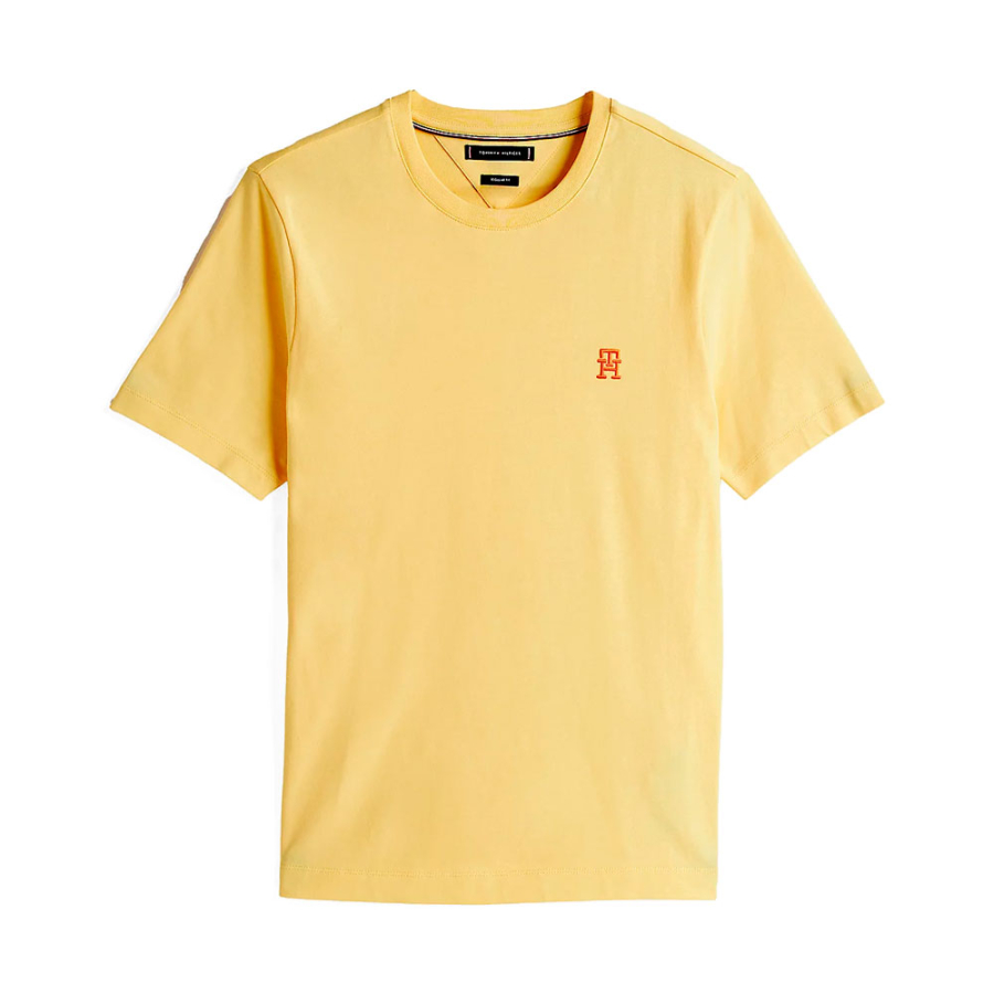 t-shirt-con-monogramma-th-a-contrasto t-shirt-con-monogramma-th-a-contrasto