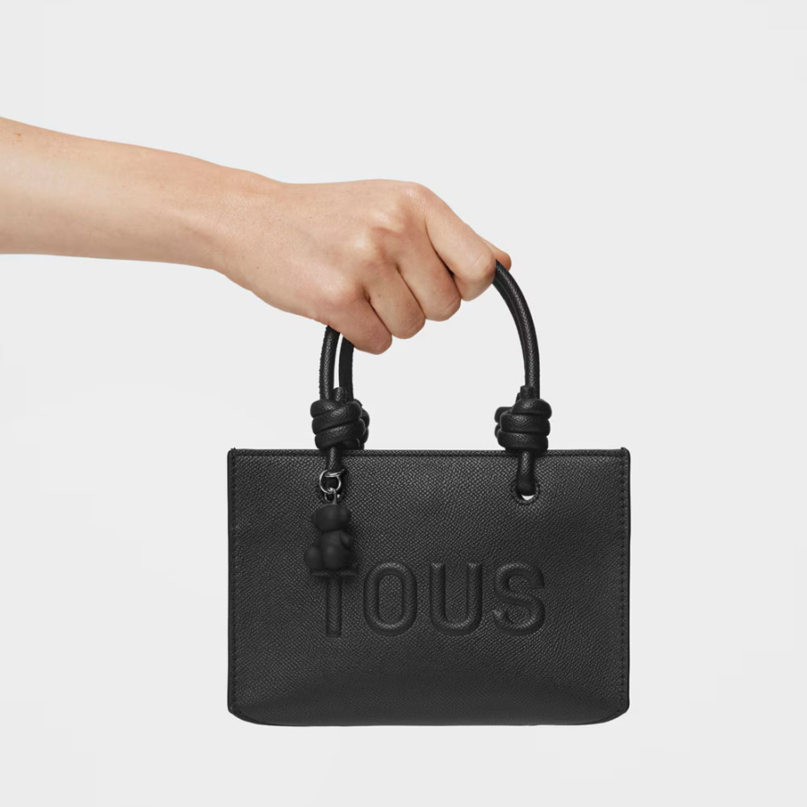 mini-borsa-nera-orizzontale-la-rue-new-tous mini-borsa-nera-orizzontale-la-rue-new-tous
