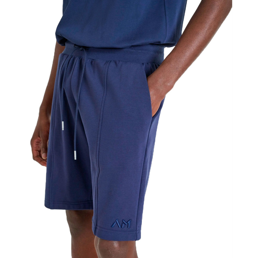 pantaloncini-regular-fit-con-logo-ricamato pantaloncini-regular-fit-con-logo-ricamato