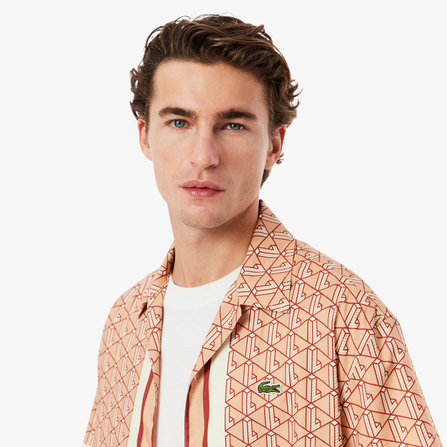 camisa-con-monograma-de-corte-recto camisa-con-monograma-de-corte-recto