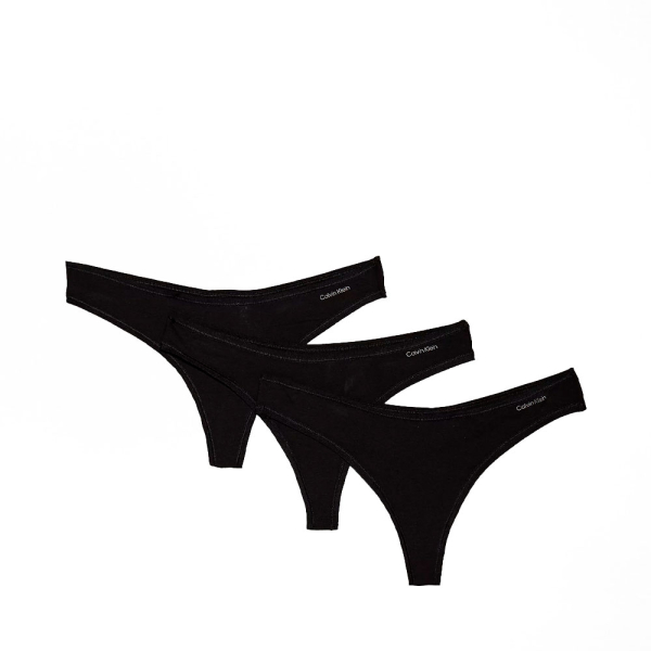 Calvin Klein Sous-vtements Noir - Lot de 3 tongs - Ideal Cotton - L - Ref 31 €