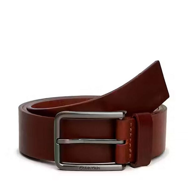 Calvin Klein CEINTURE EN GRAIN HUILE CHALEUREUX - 90 Brun- Ref 35 €