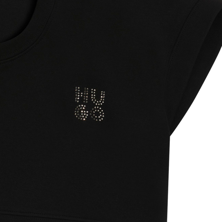 camiseta-de-corte-holgado-con-logo-de-tachuelas-kids camiseta-de-corte-holgado-con-logo-de-tachuelas-kids