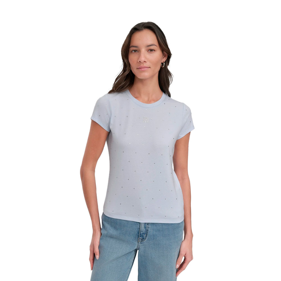 t-shirt-col-rond-strass