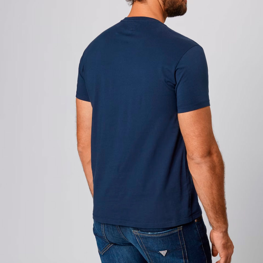 t-shirt-levi-s-original-con-scollo-a-v-blu-navy t-shirt-levi-s-original-con-scollo-a-v-blu-navy