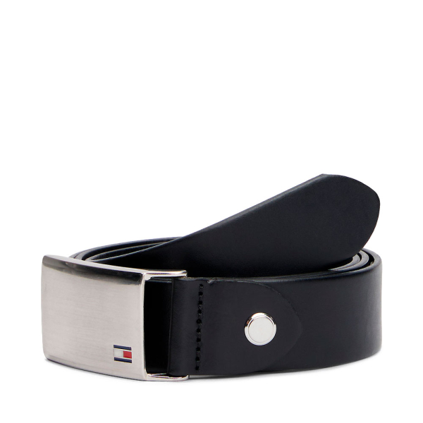 Tommy Hilfiger Ceinture rglable avec plaque logo - 85 Noir- Ref 40 €