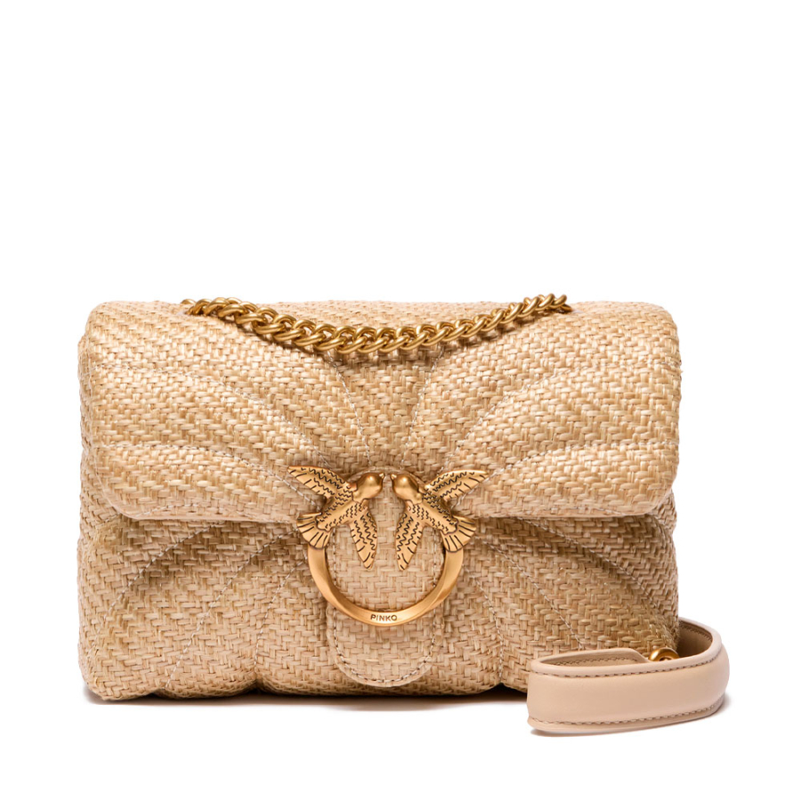 borsa-a-tracolla-love-puff-mini-raffia-burro borsa-a-tracolla-love-puff-mini-raffia-burro