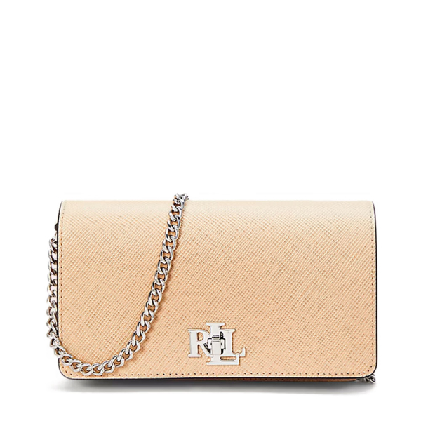 Ralph Lauren Sac bandoulire en cuir textur - U Beige- Ref 129 €