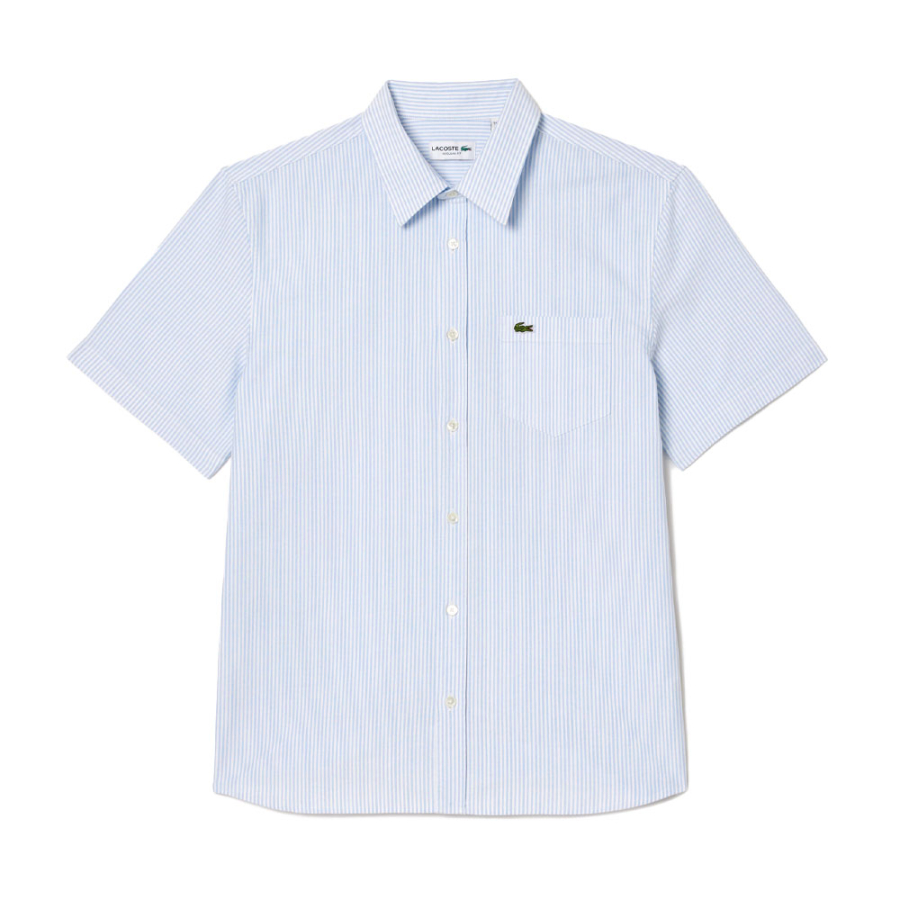 camisa-oxford-de-manga-corta-y-corte-regular camisa-oxford-de-manga-corta-y-corte-regular