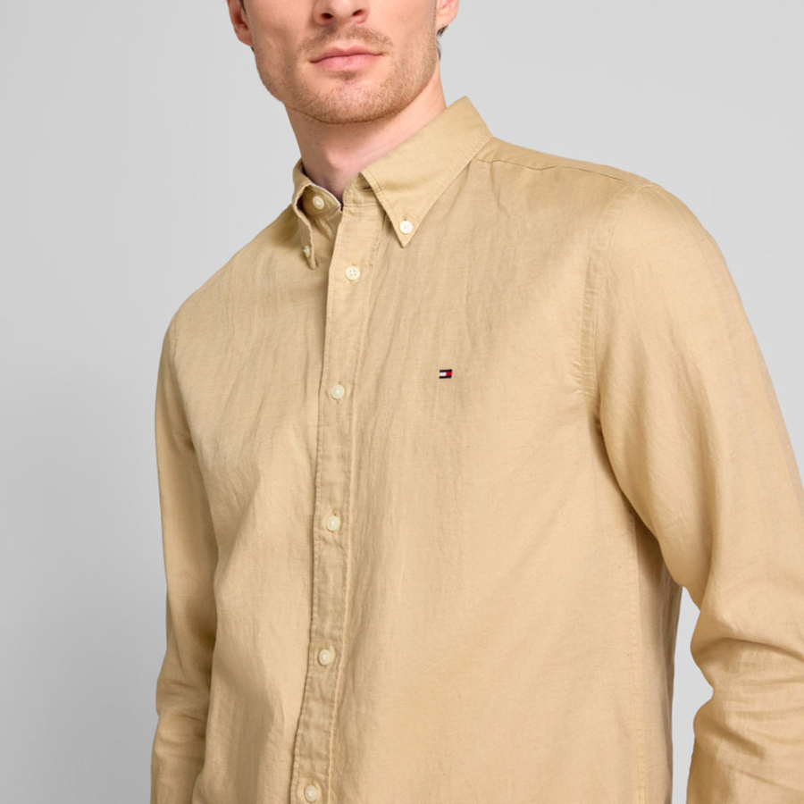 camisa-linen-blend camisa-linen-blend