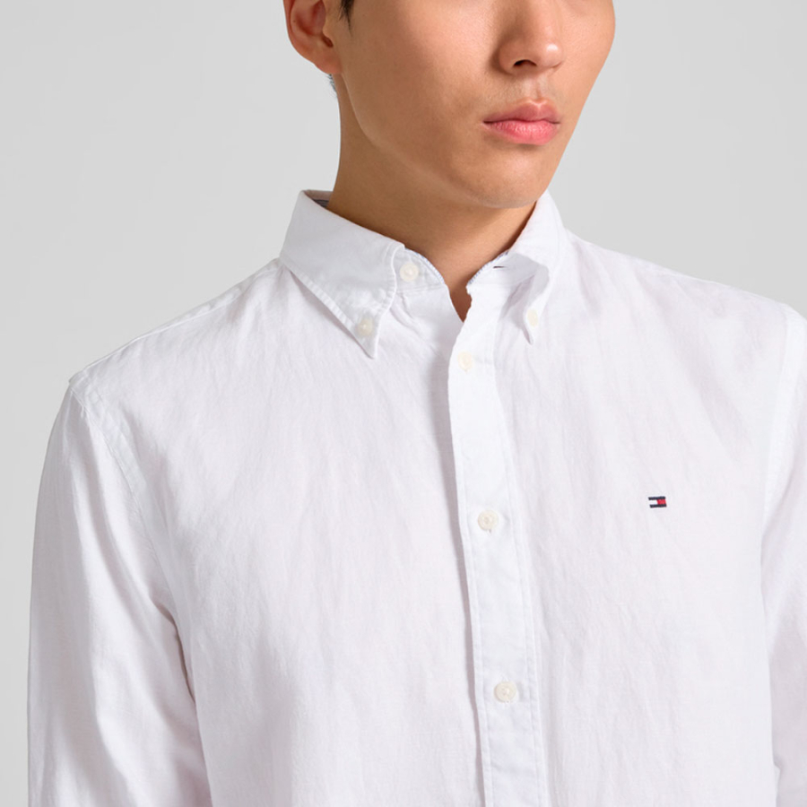 camisa-de-mistura-de-linho camisa-de-mistura-de-linho