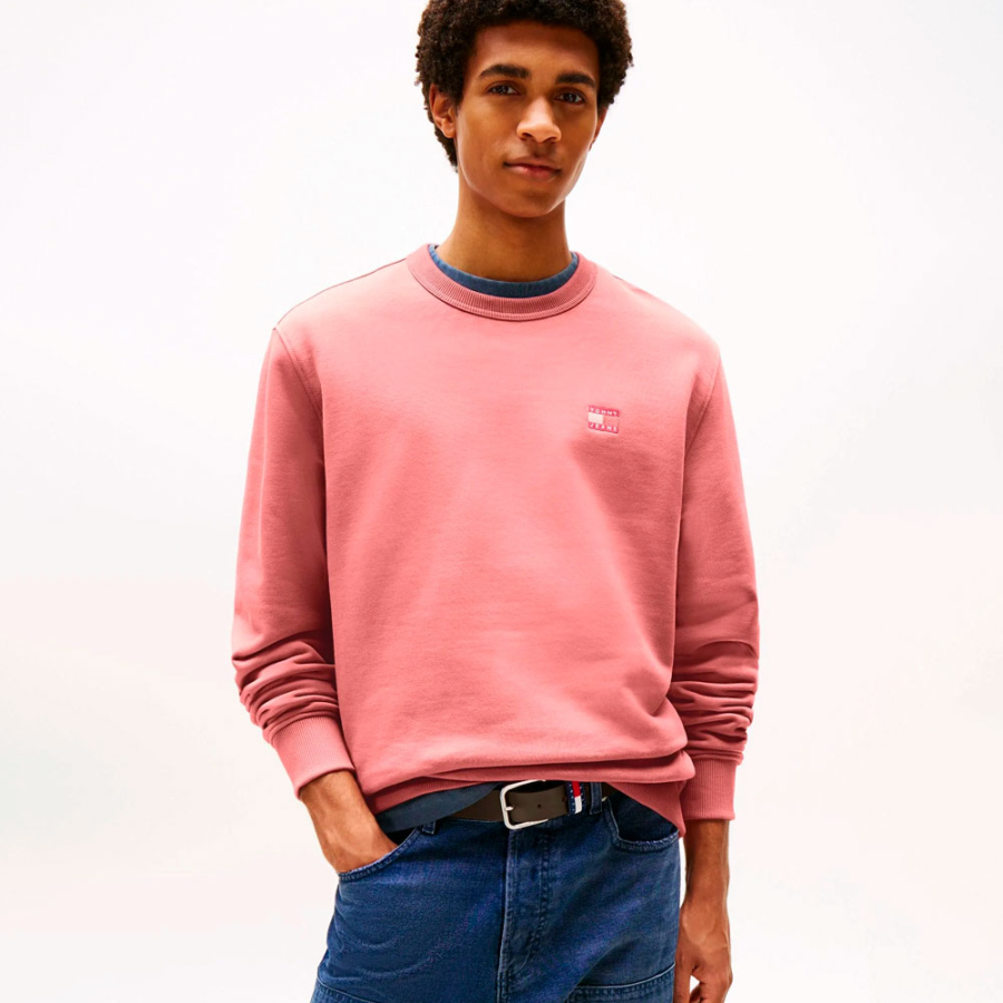 fleece-sweatshirt-mit-markenaufnaher fleece-sweatshirt-mit-markenaufnaher
