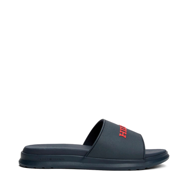 Tommy Hilfiger Tongs avec logo textur - 41 Bleu marine- Ref 54 €