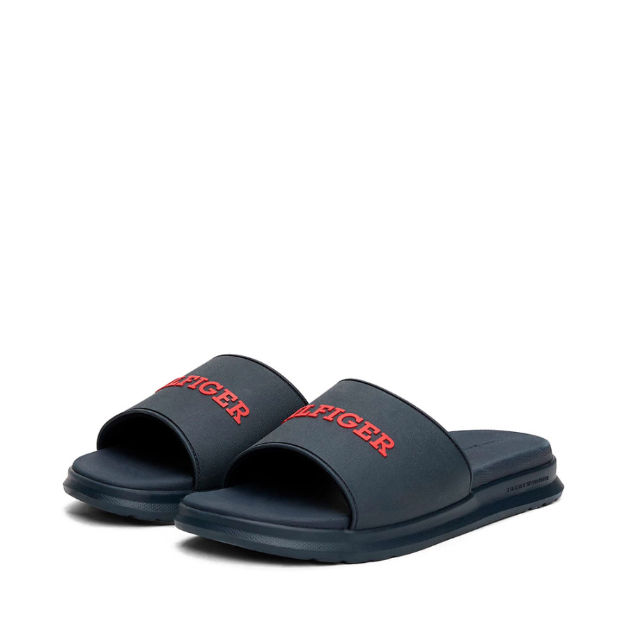 flip-flops-with-textured-logo flip-flops-with-textured-logo