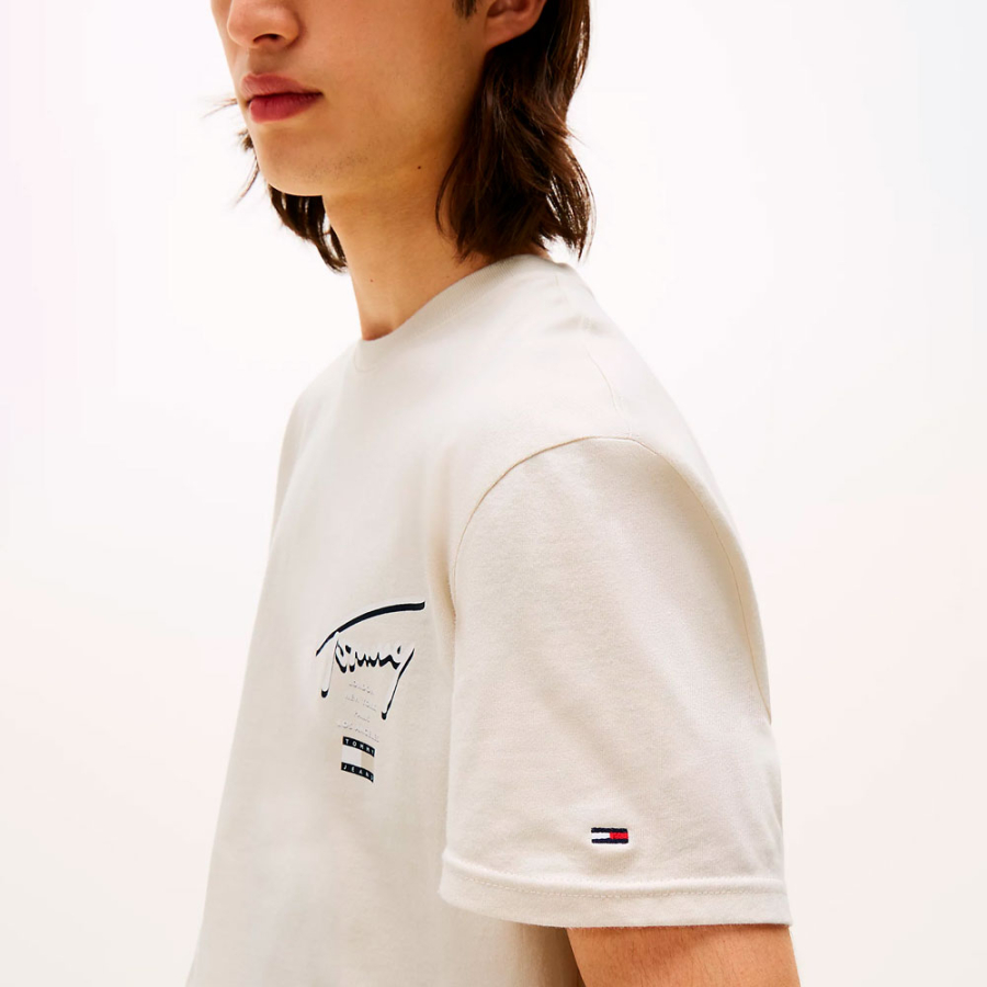 t-shirt-ras-du-cou-signature-avec-logo t-shirt-ras-du-cou-signature-avec-logo