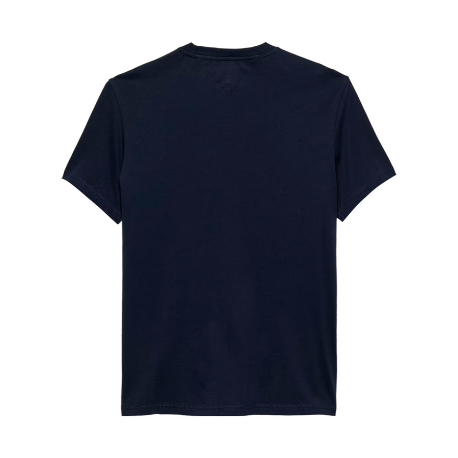 t-shirt-slim-avec-logo-lineaire t-shirt-slim-avec-logo-lineaire