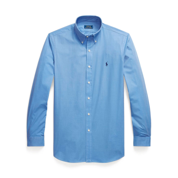 Ralph Lauren T-shirts Bleu - Chemise en popeline extensible sur mesure - XXL - Ref 101 €