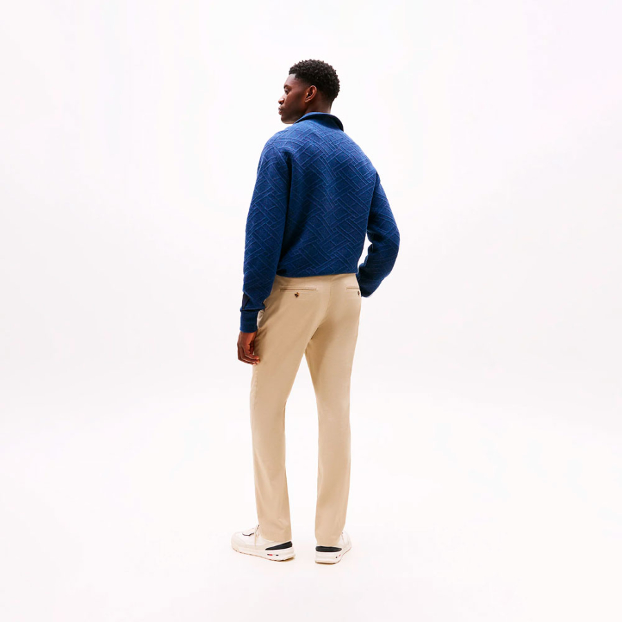 pantalon-chino-droit-imprime-denton pantalon-chino-droit-imprime-denton