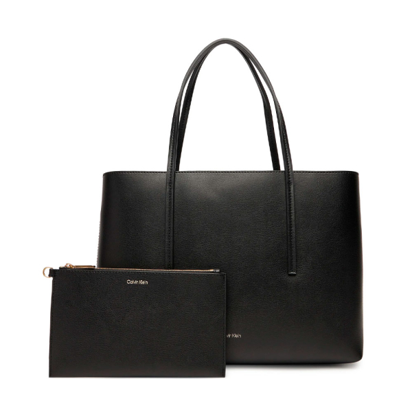 Calvin Klein PETIT SAC FOURRE-TOUT AVEC LOGO EN ALUMINIUM - U Noir- Ref 91 €