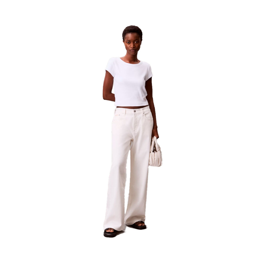 t-shirt-slim-fit-in-cotone-a-coste-con-stemma t-shirt-slim-fit-in-cotone-a-coste-con-stemma