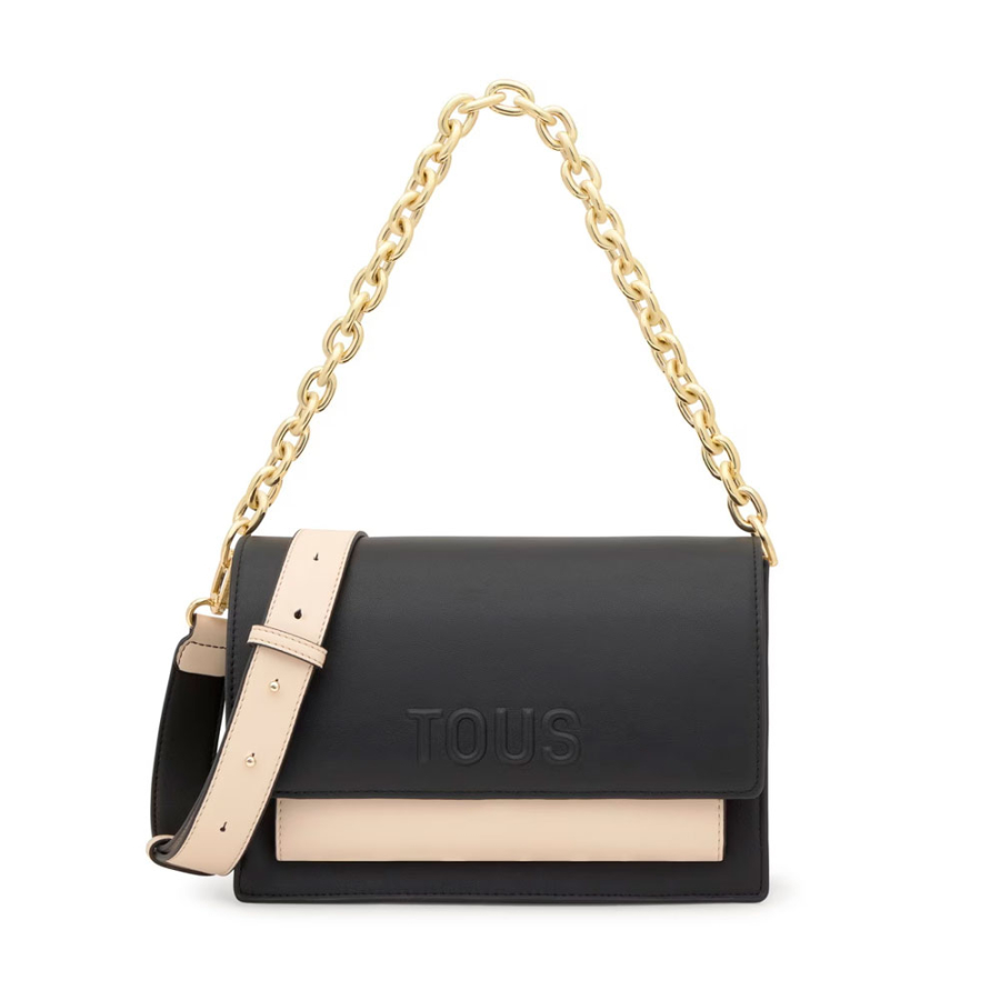 borsa-a-tracolla-media-nera-kaos-icon-audree borsa-a-tracolla-media-nera-kaos-icon-audree