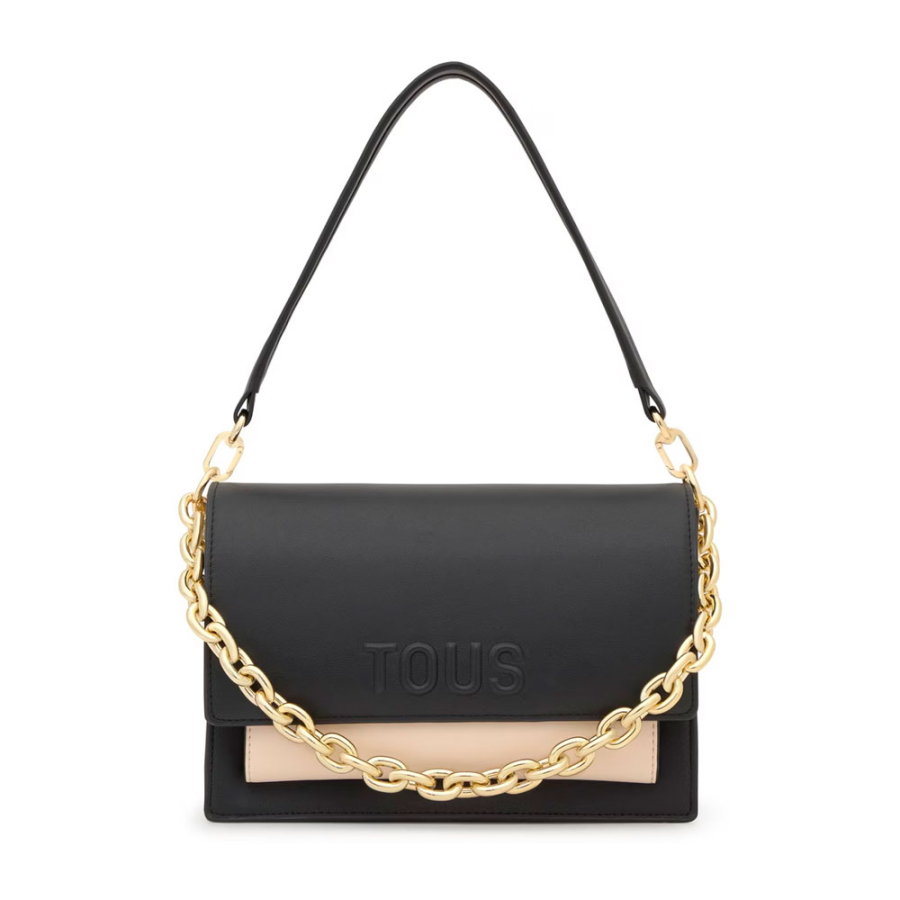 borsa-a-tracolla-media-nera-kaos-icon-audree borsa-a-tracolla-media-nera-kaos-icon-audree
