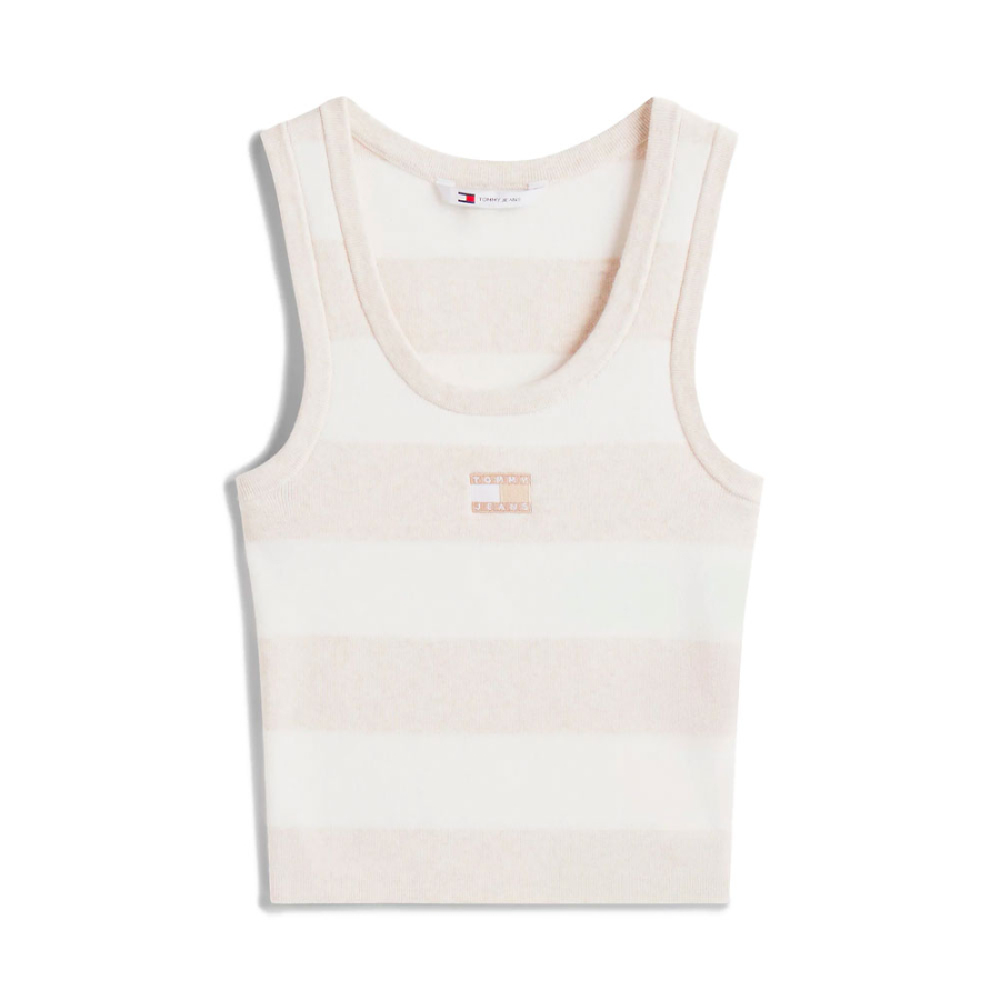 top-sin-mangas-de-corte-cropped-con-parche