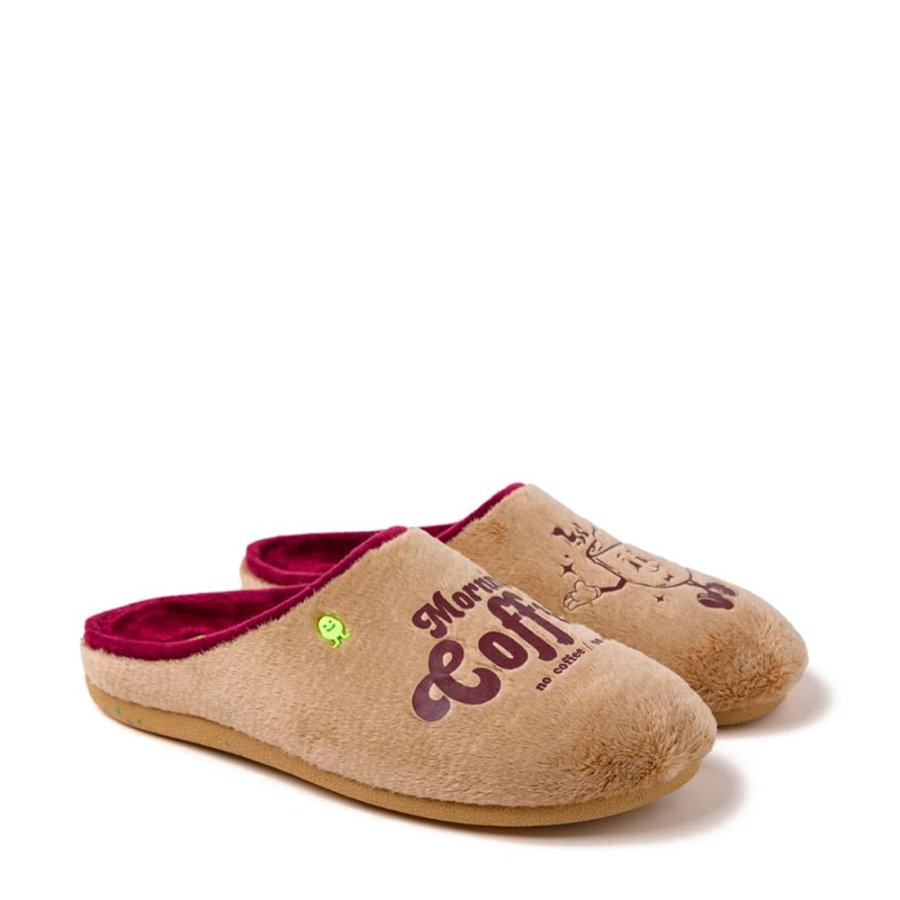 pinckney-hairy-slippers-with-a-drawing-and-phrase