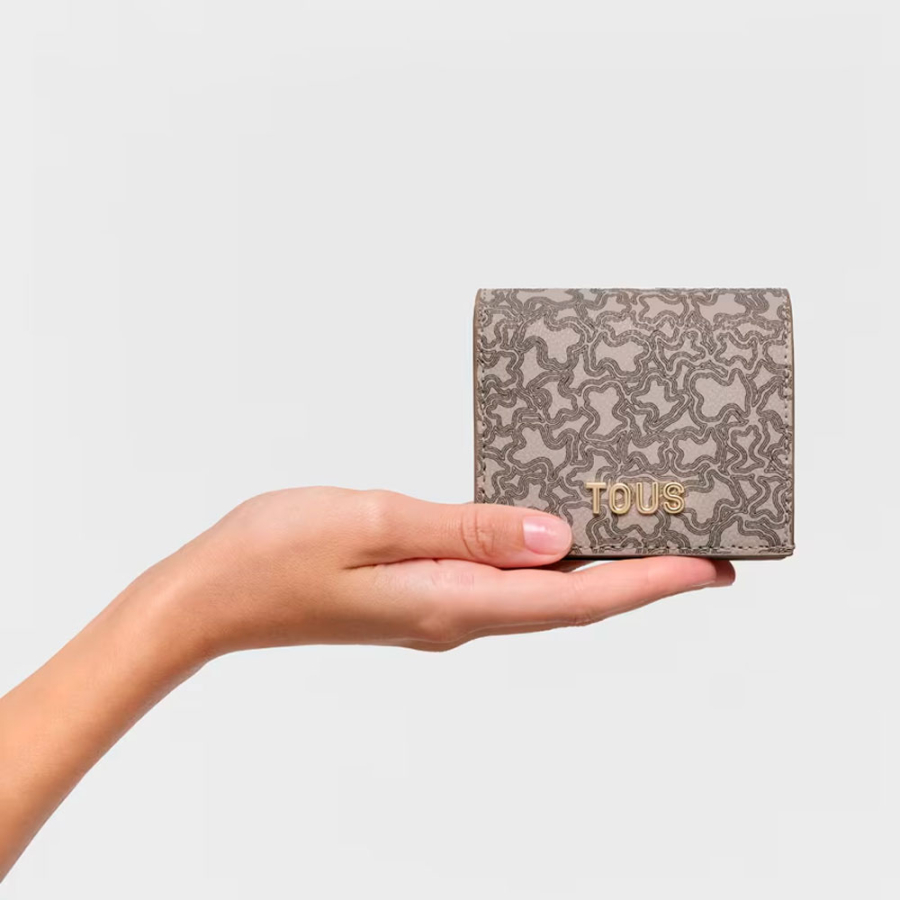kleines-portemonnaie-kaos-mini-lines-in-taupe