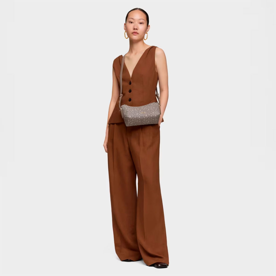 kaos-mini-lines-medium-taupe-shoulder-bag kaos-mini-lines-medium-taupe-shoulder-bag