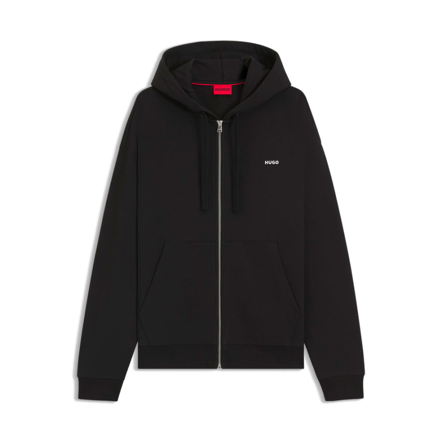 sweat-shirt-coupe-decontractee-en-molleton-de-coton-avec-capuche-et-zip sweat-shirt-coupe-decontractee-en-molleton-de-coton-avec-capuche-et-zip