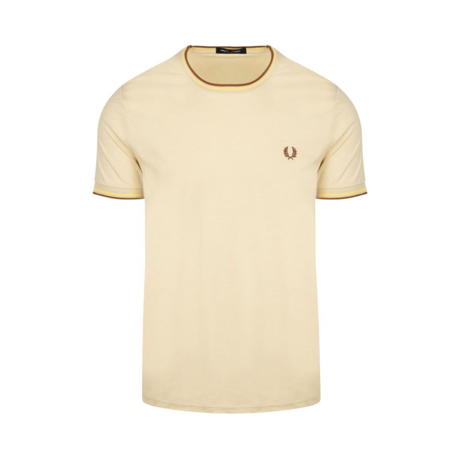 t-shirt-con-finiture-a-due-strisce t-shirt-con-finiture-a-due-strisce