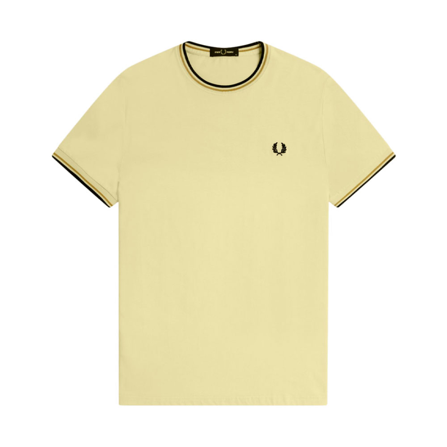 t-shirt-avec-bordure-a-deux-bandes t-shirt-avec-bordure-a-deux-bandes