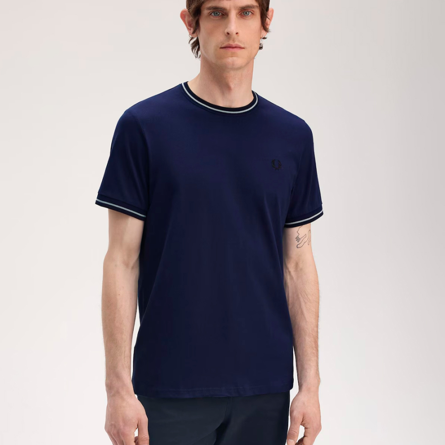 m1588-t-shirt-con-doppia-righe m1588-t-shirt-con-doppia-righe