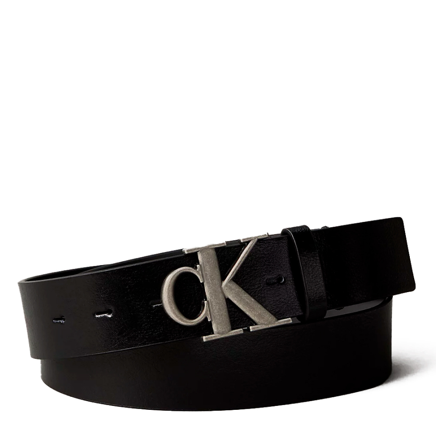 ceinture-en-cuir-granule-avec-logo