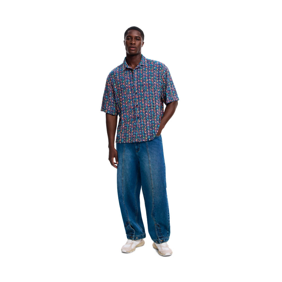 camisa-manga-corta-bordados-etnicos