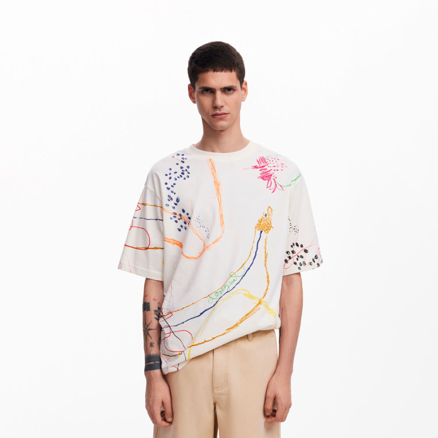 camiseta-manga-corta-dibujos