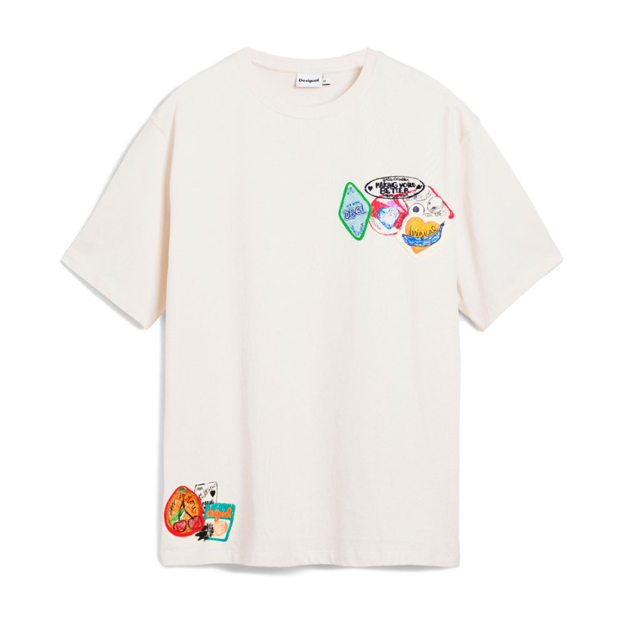 camiseta-bordada-de-manga-curta camiseta-bordada-de-manga-curta