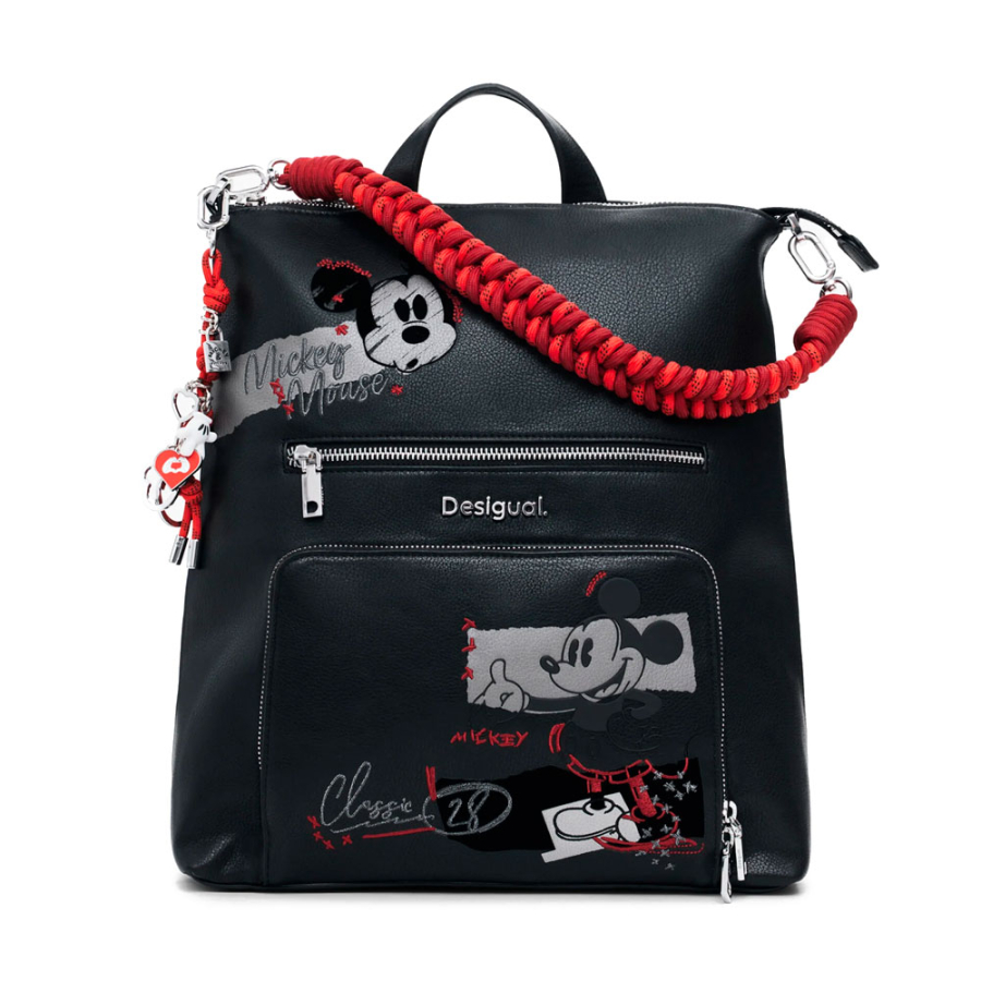 mochila-media-com-efeito-de-couro-do-mickey mochila-media-com-efeito-de-couro-do-mickey