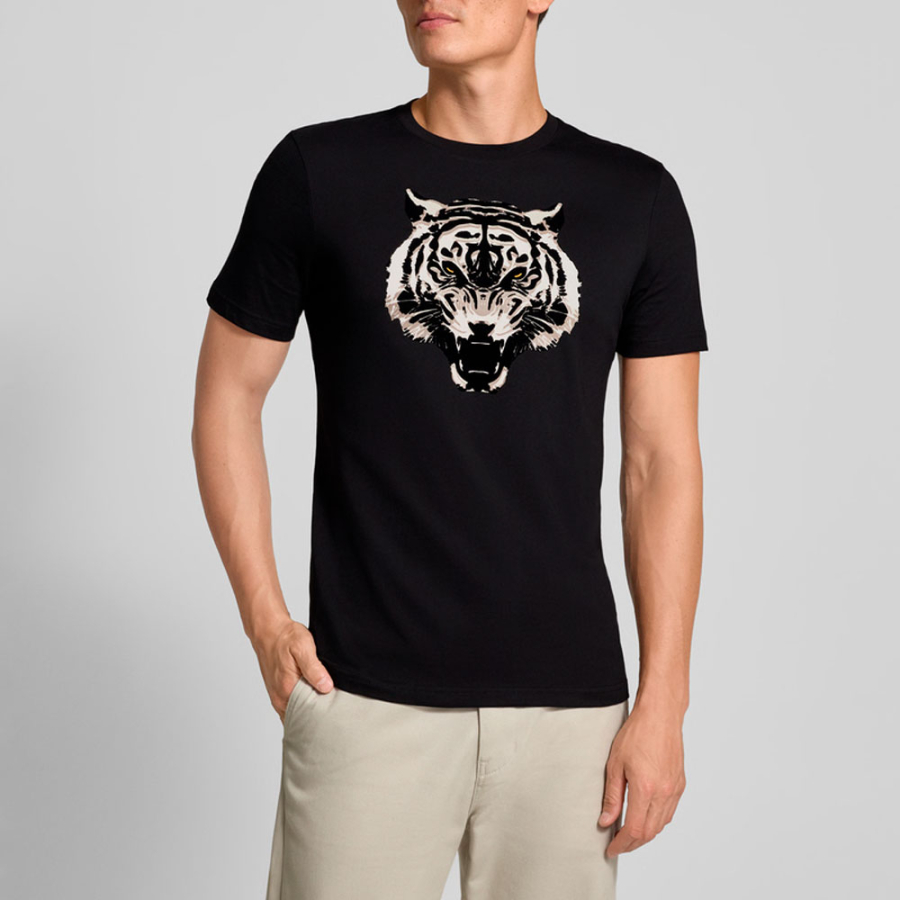 t-shirt-coupe-reguliere-avec-imprime-tigre t-shirt-coupe-reguliere-avec-imprime-tigre