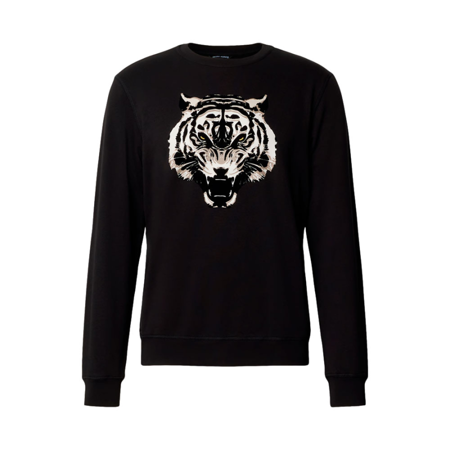 sudadera-regular-fit-con-estampado-de-tigre