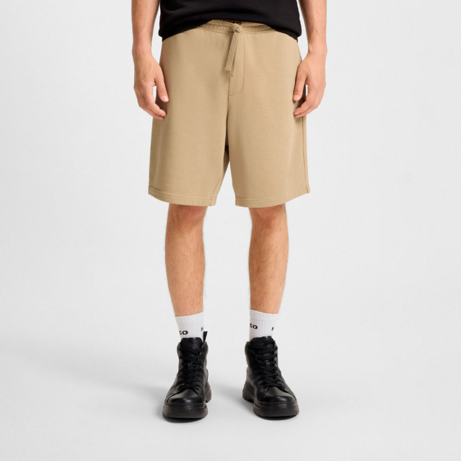 shorts-de-la-de-algodao-com-ajuste-relaxado-e-logotipo-impresso