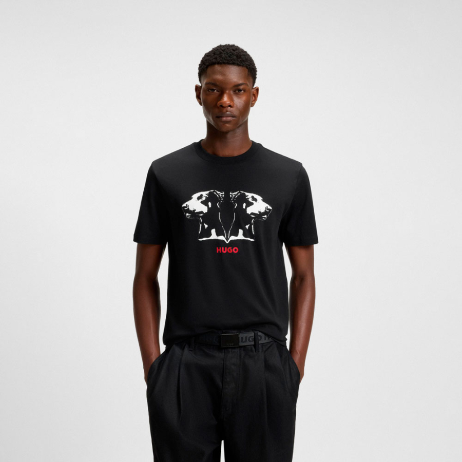 t-shirt-aus-baumwolljersey-mit-dobermann-print t-shirt-aus-baumwolljersey-mit-dobermann-print