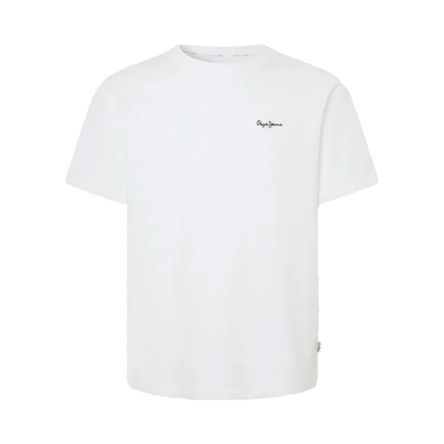 t-shirt-mit-normaler-passform-und-gesticktem-logo t-shirt-mit-normaler-passform-und-gesticktem-logo