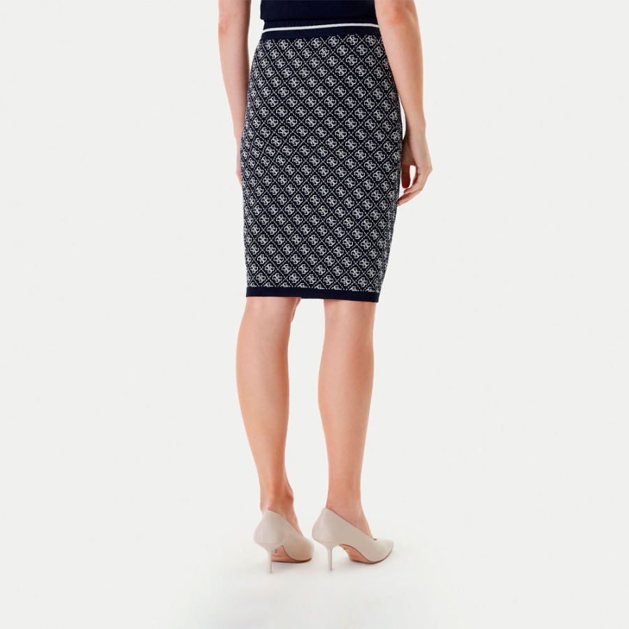 knit-midi-skirt-with-4g-logo knit-midi-skirt-with-4g-logo