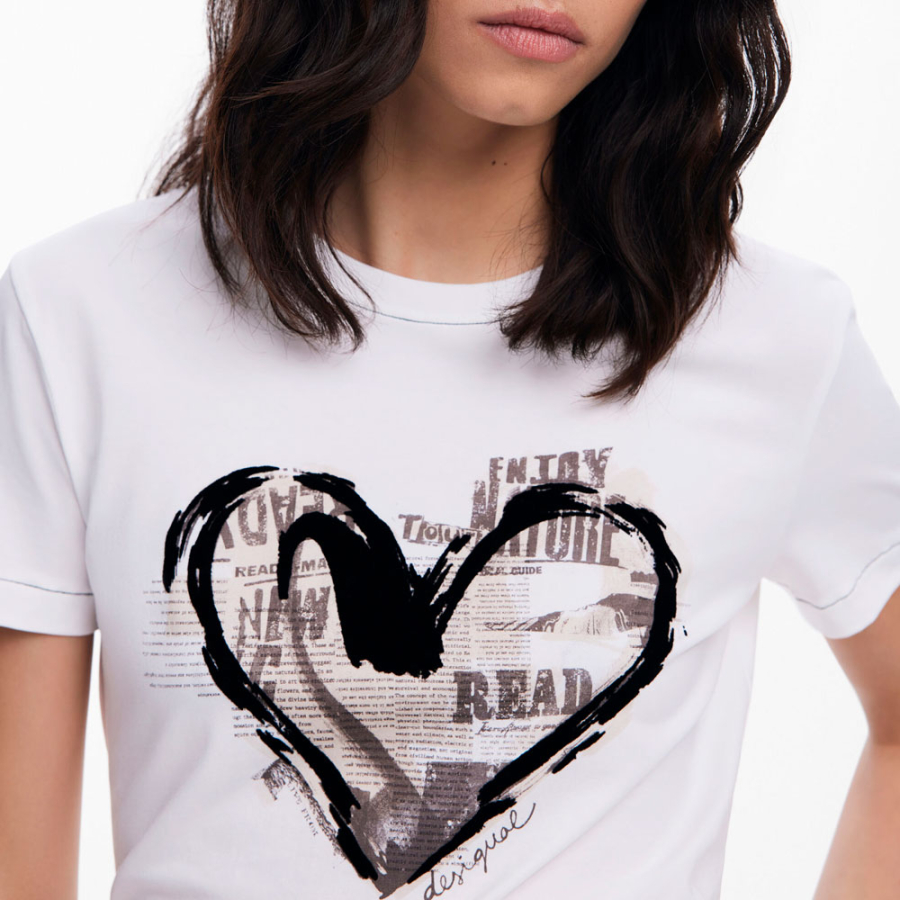 newspaper-heart-t-shirt