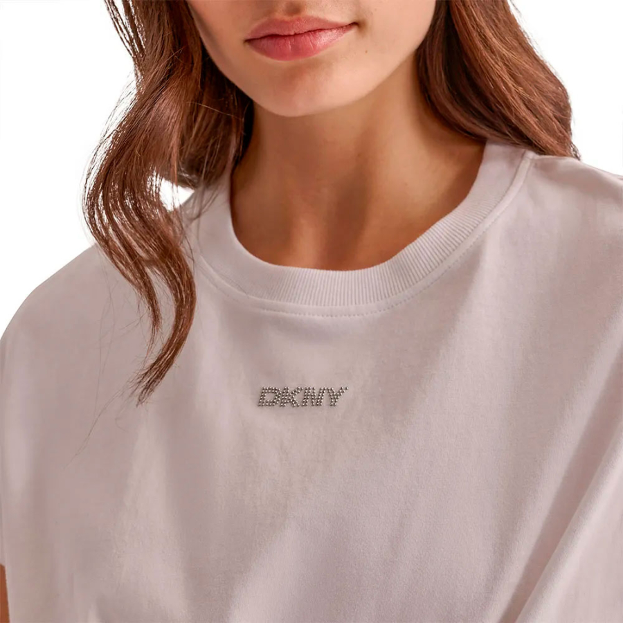 t-shirt-a-maniche-corte-con-nodo-frontale-e-logo-con-mini-borchie