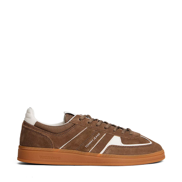 Tommy Hilfiger Les baskets en daim Greenwich - 40 Brun- Ref 77 €