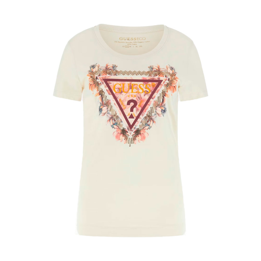 t-shirt-mit-floralem-dreieckslogo t-shirt-mit-floralem-dreieckslogo